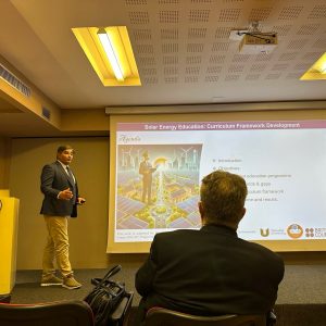 Advancing Solar Energy Education: Dr. Maher Al-Greer Presents Curriculum Framework at 2024 IEEE ISSE